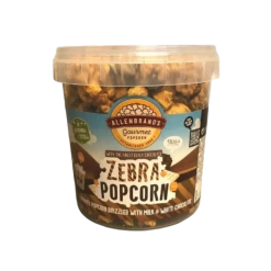 Allenbrands Gourmet Popcorn Zebra Popcorn