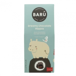 Barú Dreamy Hippos Donkere Chocolade Zeezout Karamel 4 Stuks
