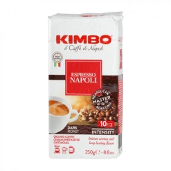 Kimbo Espresso Napoli Gemalen Koffie 250 G.